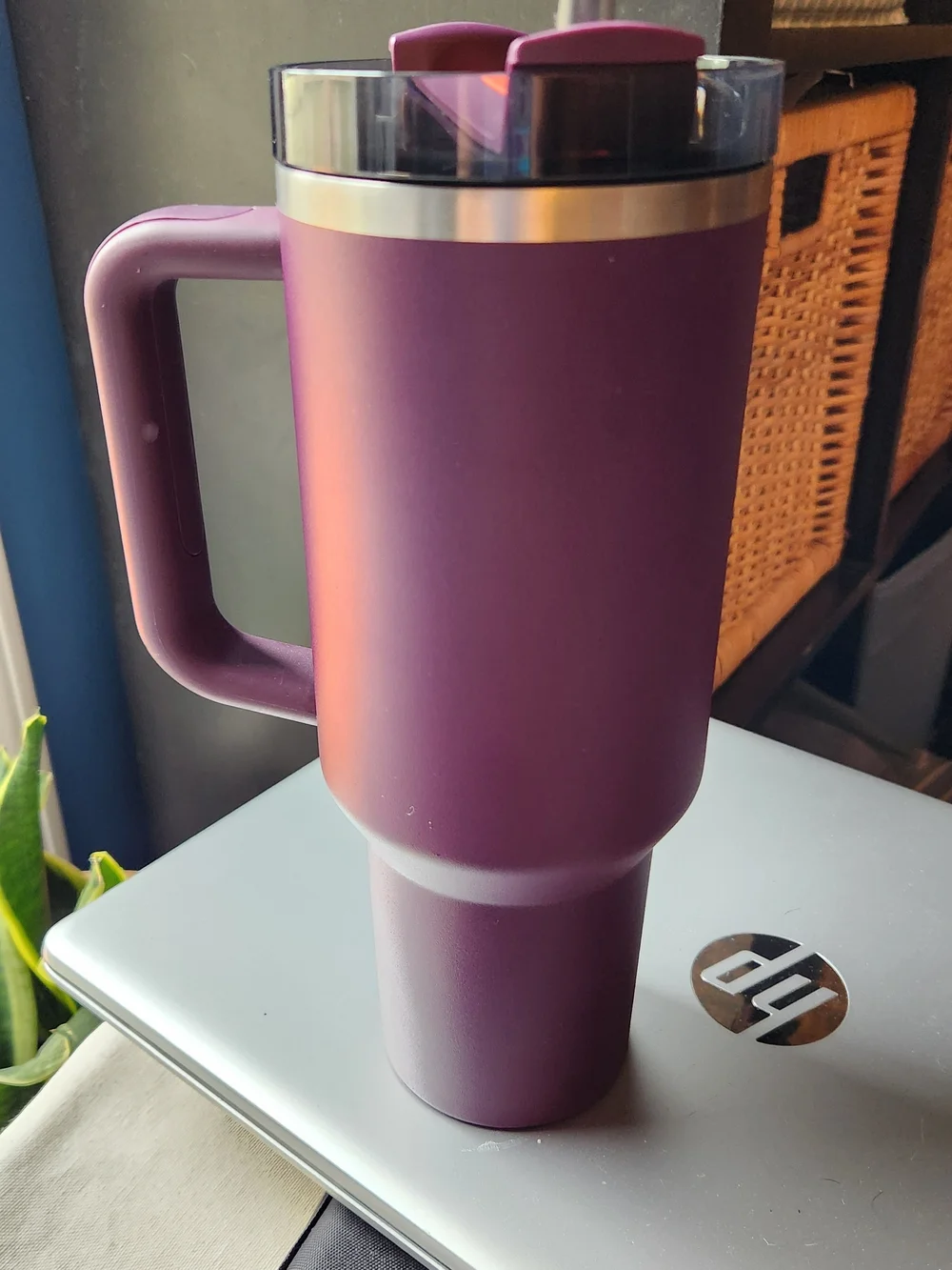 Stanley Purple Insulated Travel Mug with Handle